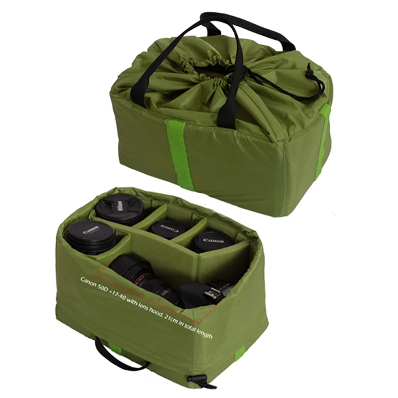 Водонепроницаемая Защитная сумка для камеры Roadfisher Green разделительные