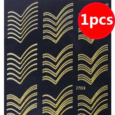 1pcs style 8 Putimi 3D стикер для ногтей, художественная водная наклейка, украшение для дизайна ногтей, металлический декор для ногтей, фольга, сделай сам, золотой металлик, дизайн для маникюра - Цвет: 1pcs style 8