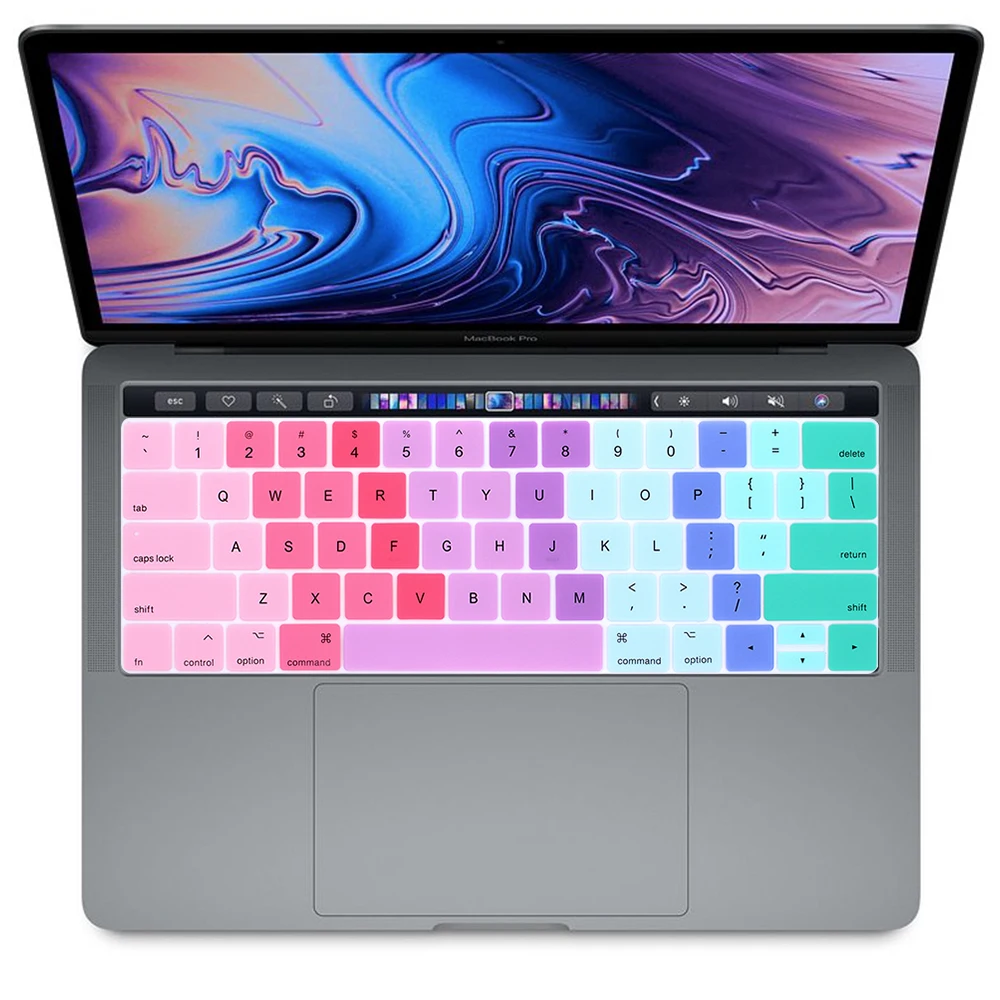 Чехол для клавиатуры macbook pro чехол 13air retina 12 дюймов A1466 A1708 A1989 A1534 11 13 15 версия