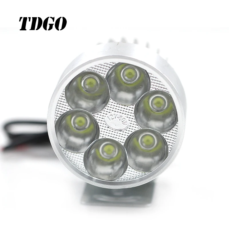 TDGO 1 шт. 8 V 80 Супер легкий 1080LM мотоцикл светодиодный фар локомотивный прожектор