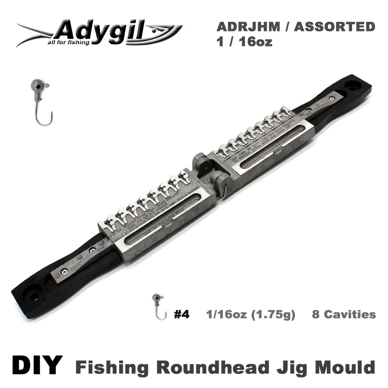 Форма для рыболовных колец adyil DIY ADRJHM/Ассорти комбинированная 1/16 унций (1 75 г) 8