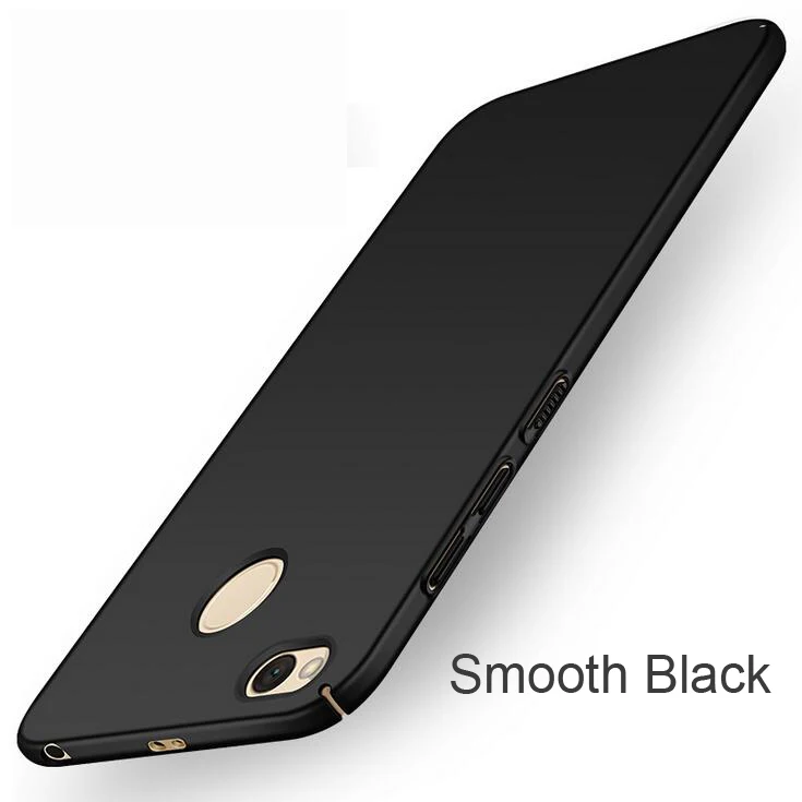Smooth Black Для Xiao mi Red mi 4X чехол Red mi 4X чехол Vpower Роскошный ультра тонкий жесткий защитный чехол из поликарбоната для Xiao mi Red mi 4X задняя крышка для телефона - Цвет: Smooth Black