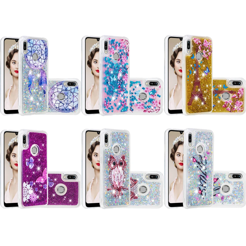 Модный Блестящий песок Чехол для мобильного телефона из мягкого силикона чехол