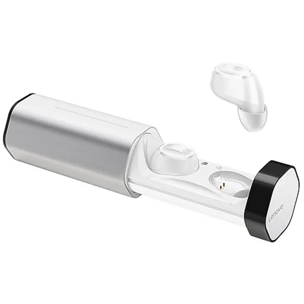 White Lenovo Air TWS True беспроводные наушники IPX5 водонепроницаемые стерео наушники с микрофоном и зарядной док-станцией для мобильного телефона - Цвет: White