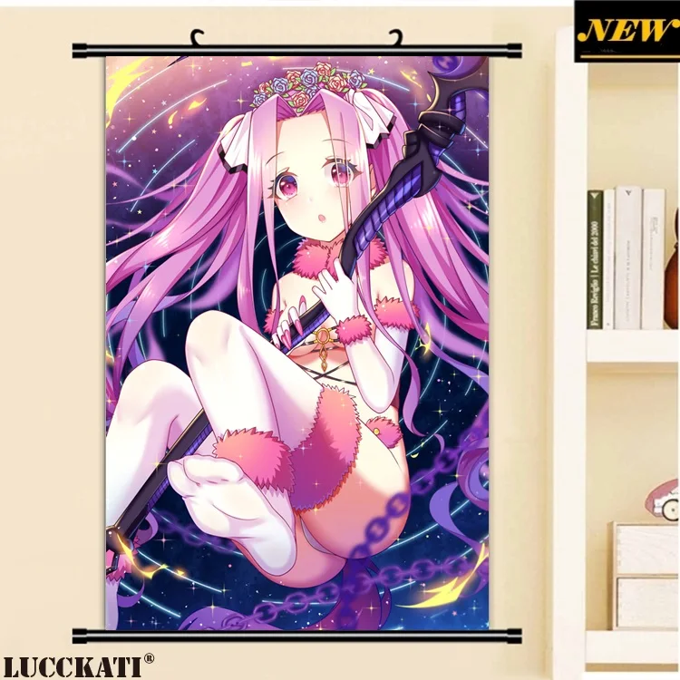 40X60 см Fate grand order Fate/go Fgo Сексуальная лоли калочка мультфильм аниме Искусство Настенная картина плакат прокрутка Ткань Холст Живопись