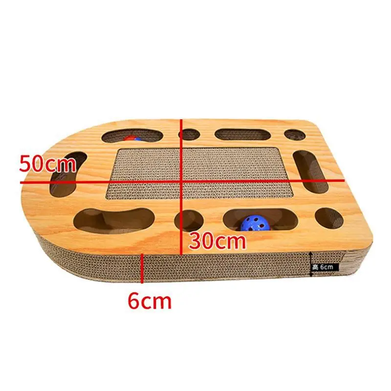 Cat Kitten Scratch Board Soft Bed Mat Claws Care Corrugated Scratcher Cat Training Toy Scratch Interactive Cat Scratching Pad