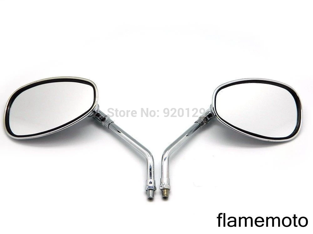 Зеркало заднего вида для мотоцикла зеркало с резьбой 10 мм хромированное
