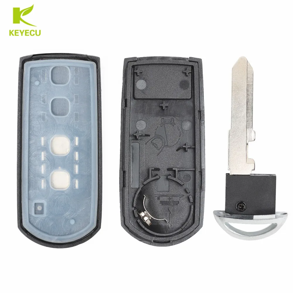 Новинка запасной чехол KEYECU для дистанционного ключа Mazda 3 6 дюймов|Ключ от авто| |