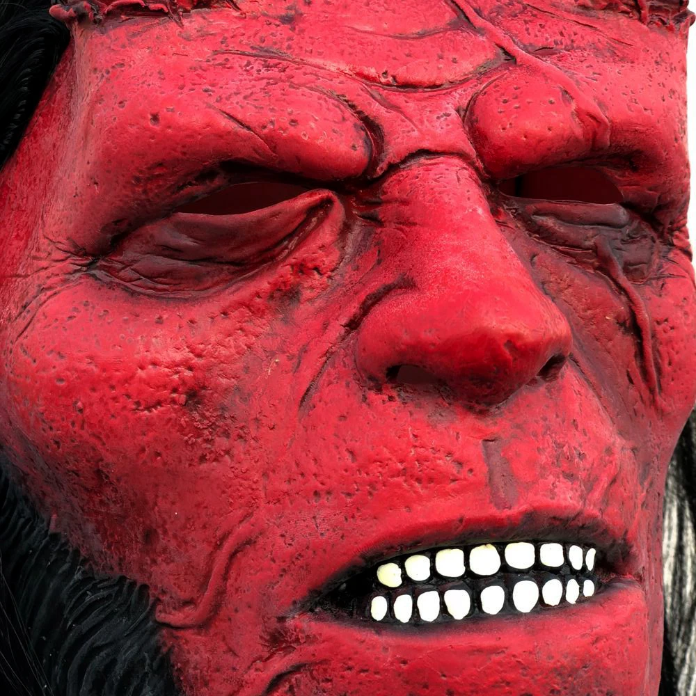 Маска Hellboy 2019 для косплея шлем с изображением кровяного роста королевы крыльями