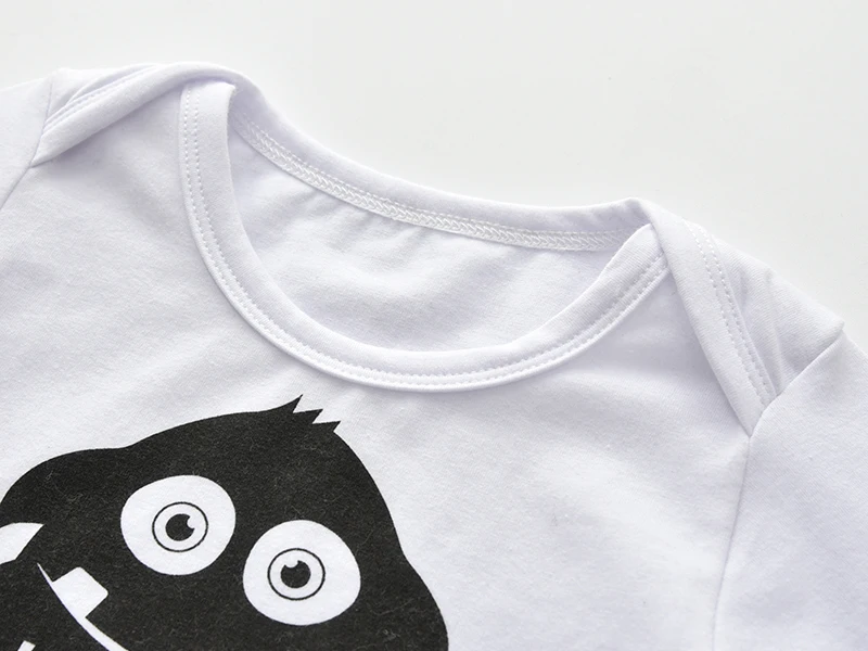 Комплект одежды из 2 предметов с рисунком маленького монстра для новорожденных