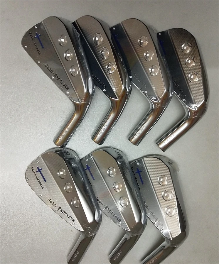 

Playwell 2018 Jean Baptiste Saint Germain silver blade finished golf iron head forged carbon steel CNC iron wood iron