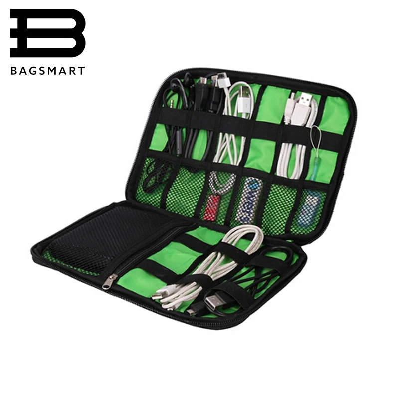 Electronic Accessories Organizers Bag For Hard Drive Earphone Cables USB Flash Drives Travel Case Digital | Багаж и сумки