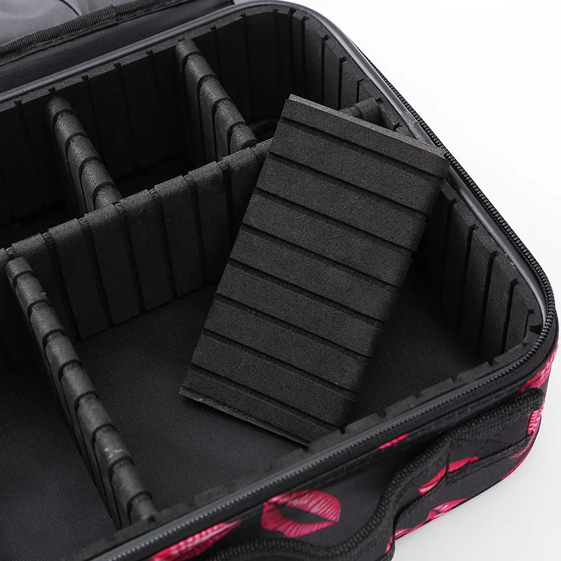 

new Professional Makeup Bag Women Cosmetic Case Quality oxford Female luxury brand Make Up Box Large Capacity Travel Wash Bag