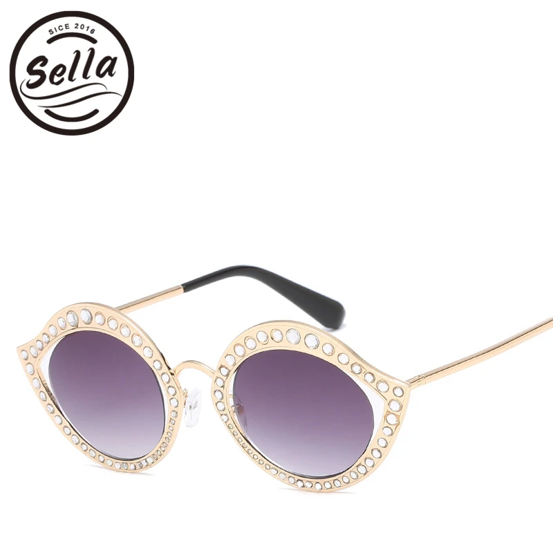 Sella/Новое поступление модные женские солнцезащитные очки в оправе из сплава