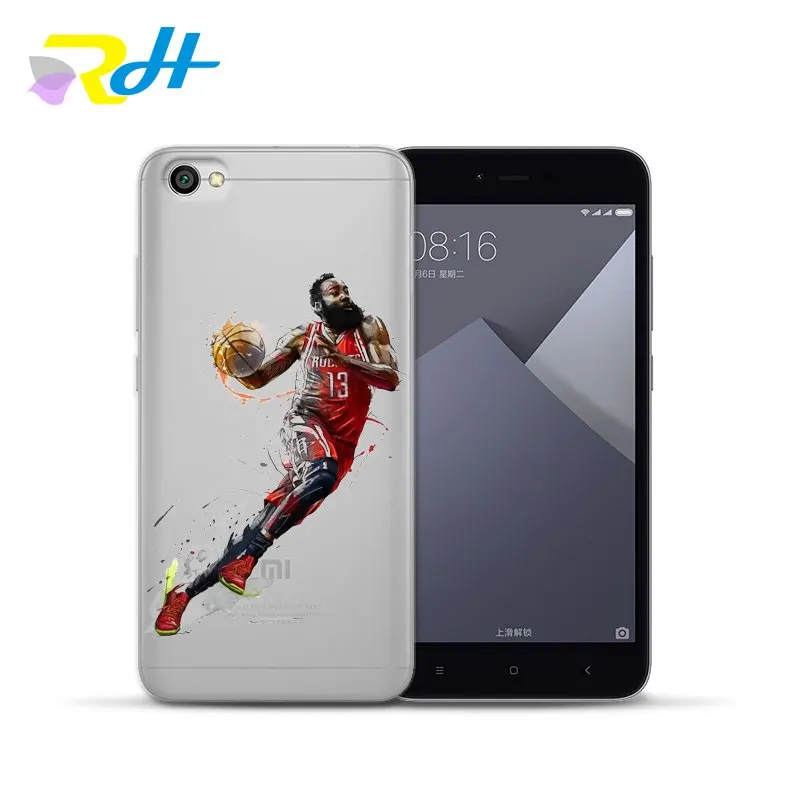 Для xiaomi Coque футляр ТПУ основа NBA Старр Джордан Джеймс Кобе чехол для xiaomi Redmi 4X 4A Pro Примечание 4X 5A mi 5X6 Plus