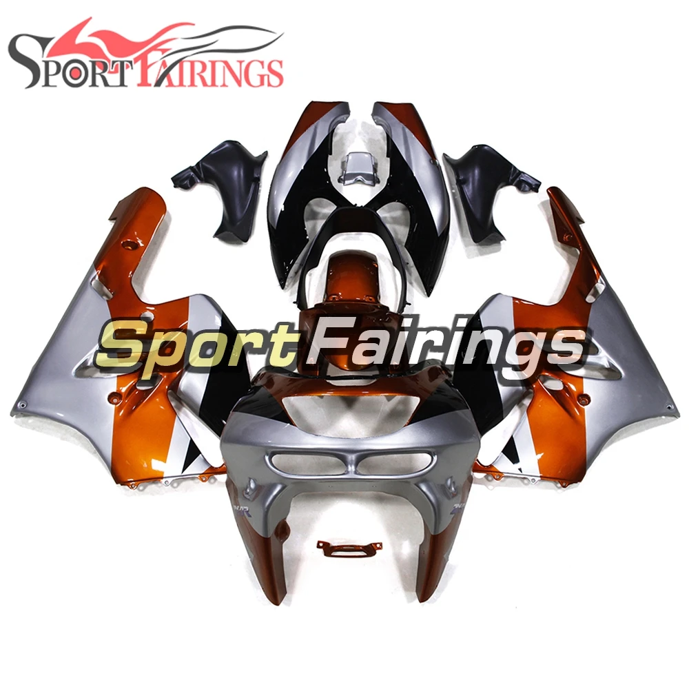 

Fairings For Kawasaki ZX9R 94 95 96 97 ZX-9R 1994 1995 1996 1997 ABS Motorcycle Fairing Kit Bodywork Body Kit Orange Silver New