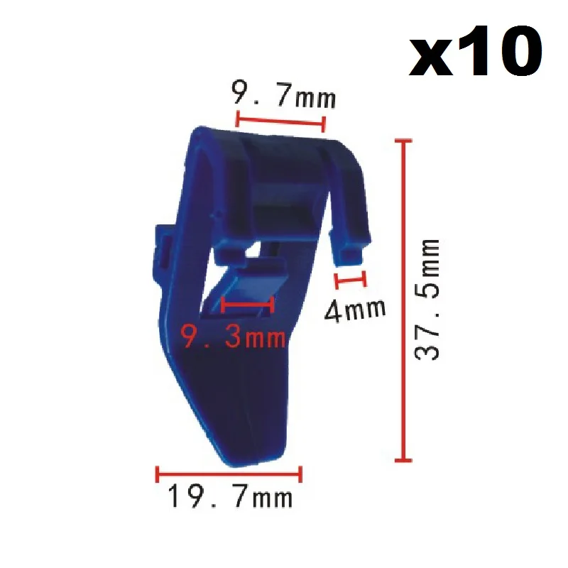 

10x For Honda Accord,For Civic,Prelude,Odyssey & Del Sol Clips Front & Rear Door Trim Panel Retainer For Acura Integra & Legend