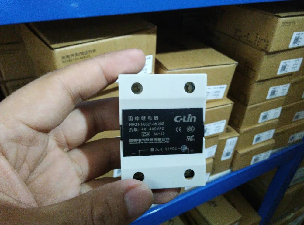 Brand new original authentic C-Lin HHG1-1/032F-38 25Z Single Phase DC Control AC SSR-DA Solid State Relay 25A | Строительство и
