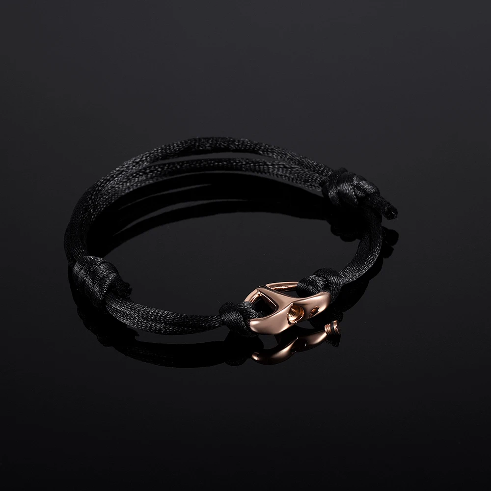 

IJB3877 Heart Urn Bracelet Black Cotton rope Memorial Keepsake Cremation Jewelry Pet Ashes Keepsake Urn Cremation Bracelet