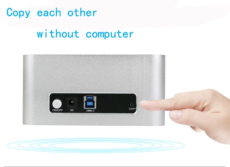 2.5/3.5 дюймов HDD SSD диск внешний корпус оригинальный hdd случае USB 3.0 Алюминиевый Box