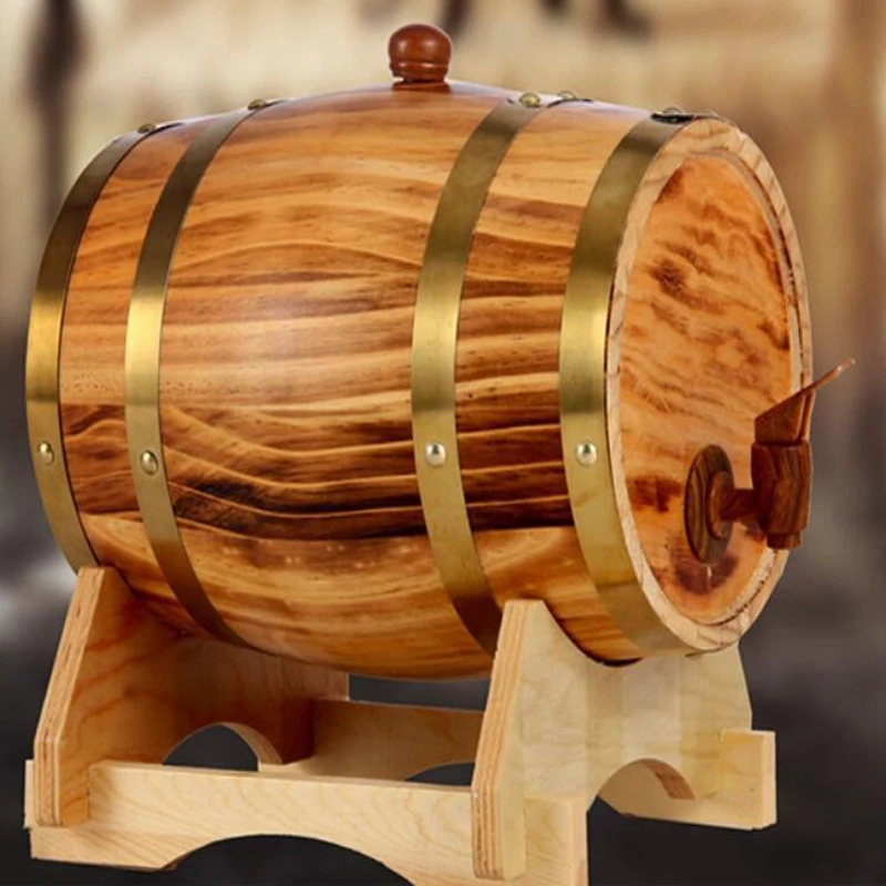 3L дубовый бочонок красный винный домашний пивоваренный ликер Хранение Емкость