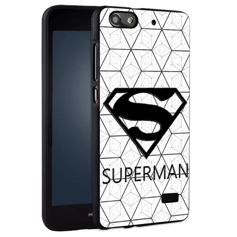 Huawei Honor 4C Case Cover 5.0 дюймов Черный 3D Рельеф для Крышка Силикона Мультфильм ТПУ Honor4C |