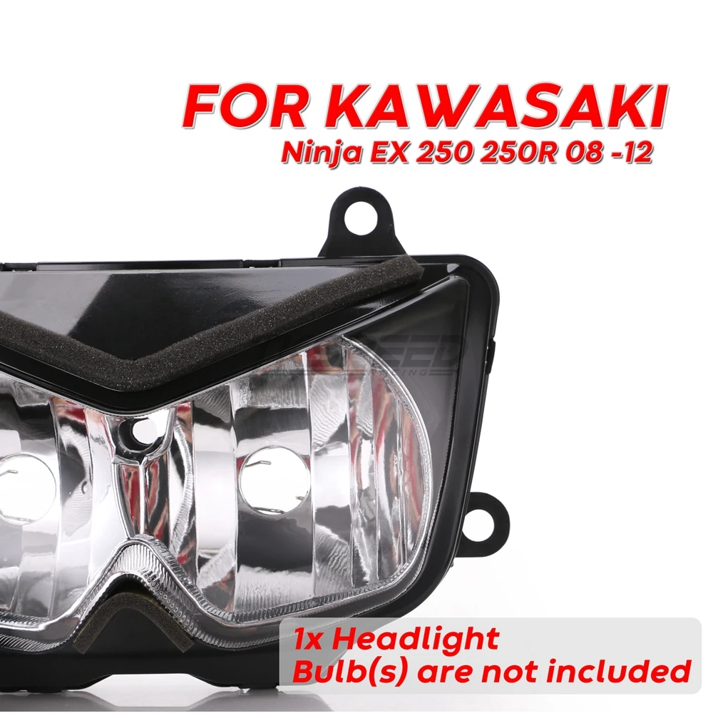 Прозрачная передняя фара для мотоцикла Kawasaki Ninja 250R EX250 2008-2012 Z1000 2003-2006 |