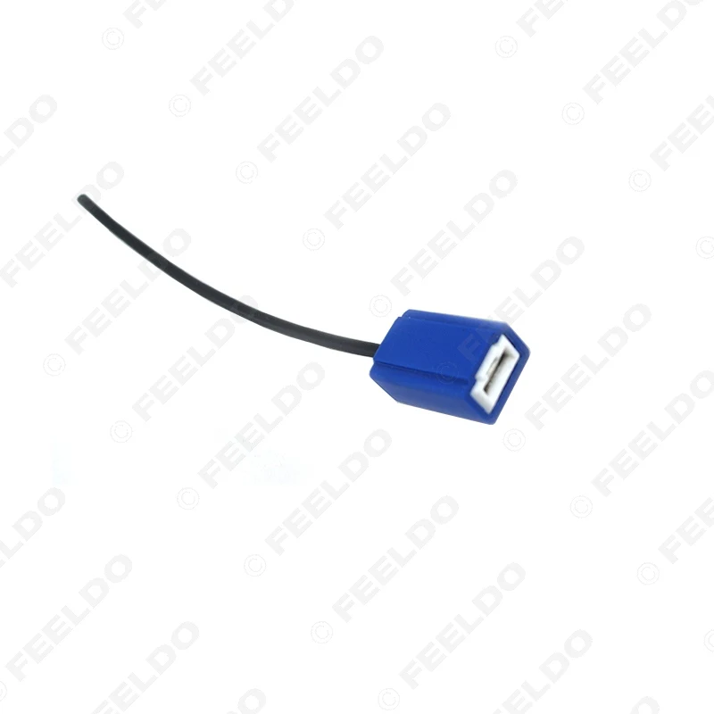 FEELDO 50Pcs H1/h3 female ceramic Heat Resistance Headlight Wiring Harness lamp holder socket CONNECTOR TER BULB #FD-5463 | Автомобили и