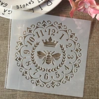 66inch clock bee dial diy layering stencils painting scrapbook coloring embossing album decorative card template