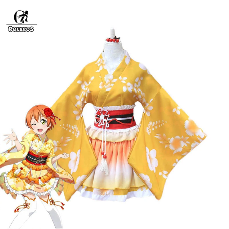 ROLECOS костюм для косплея Love Live live шесть персонажей летнее кимоно женщин косплей