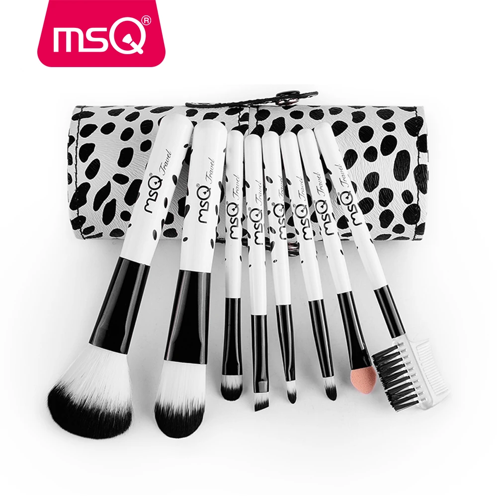 Набор кистей для макияжа из ПУ кожи 8 шт. | Красота и здоровье