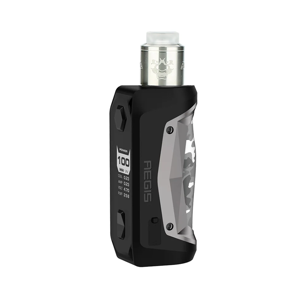 2 шт./лот! Оригинальный 100 Вт Geekvape Aegis Solo комплект с Tengu RDA &amp Advanced AS Chip электронная