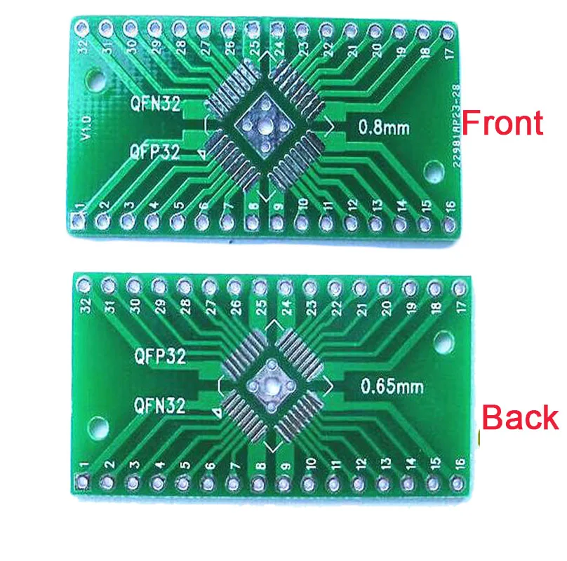 100 шт QFP32 QFN32 к DIP32 Pinboard SMD 0 8 мм/0 65 мм контактный шаг универсальный разъем