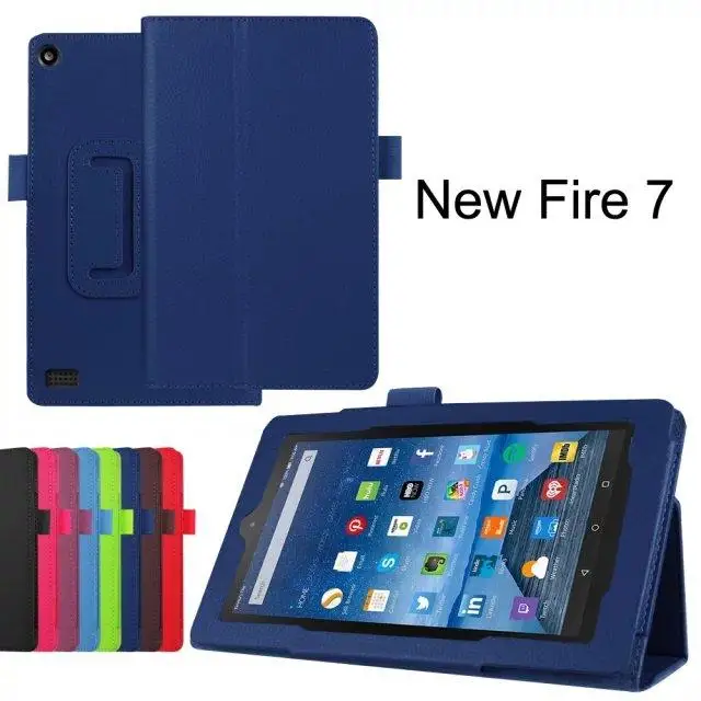 Кожаный чехол с подставкой для Amazon Fire 7 2015 умный нового kindle fire дюймов электронной