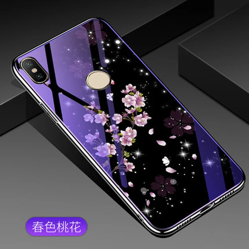 Чехол для xiaomi mi x 2 s Чехол Волк Олень синее закаленное стекло Жесткий Чехол для xiaomi mi x2s чехол mi x 2 s защитный чехол