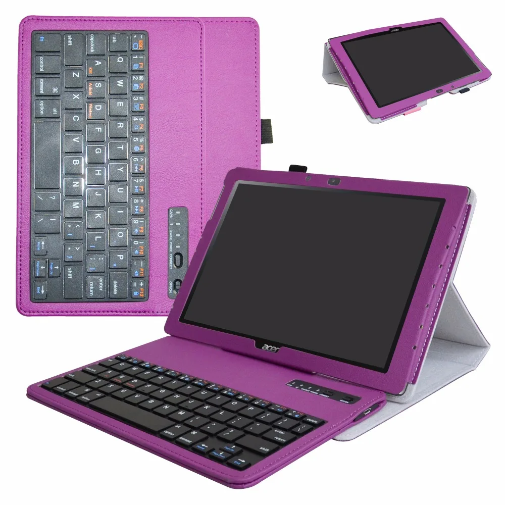 2в1 съемный чехол с клавиатурой Bluetooth для планшета acer Iconia One 10(B3-A40) 10,1 дюймов