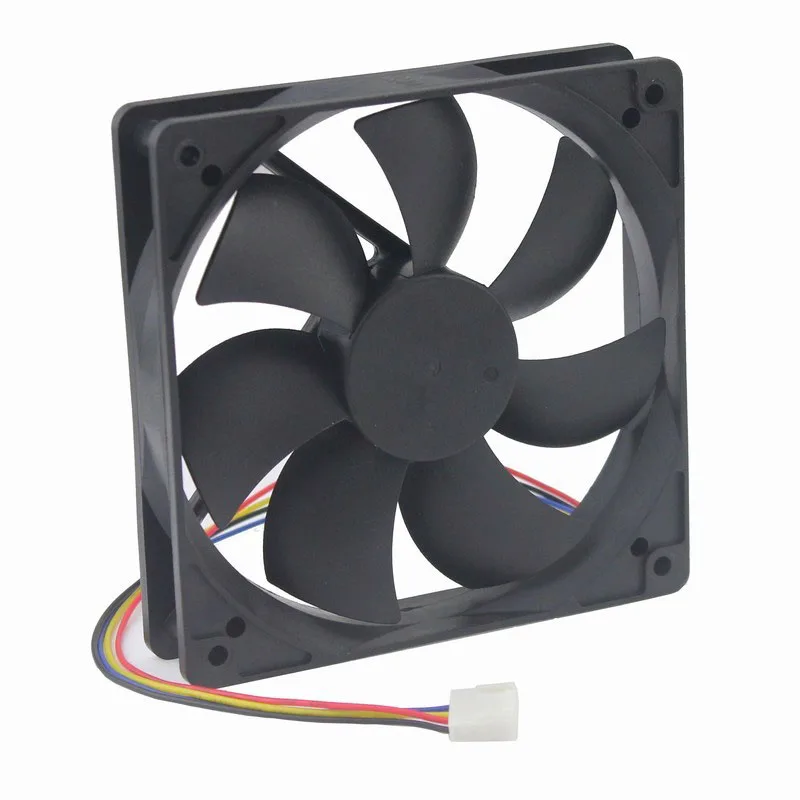 Gdstime 10 шт. 120 мм x 25 4Pin PWM FG 4 провода DC 12 В подшипник жидкости 12025 тихий кулер см CPU