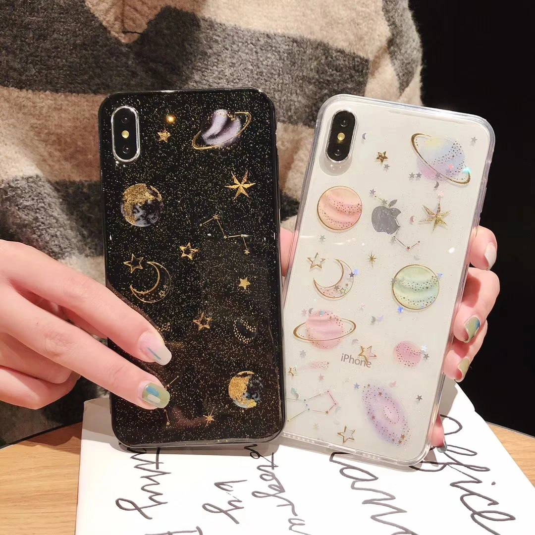 Роскошный чехол с рисунком планеты звездного пространства для Samsung GALAXY A50 A70 2018 J5 J7