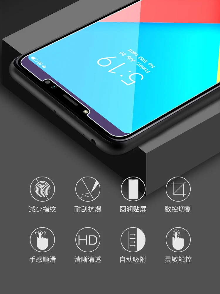 Nillkin для Xiaomi Mi Max 3 Защита экрана из закаленного стекла Max3 ЖК защитная пленка +