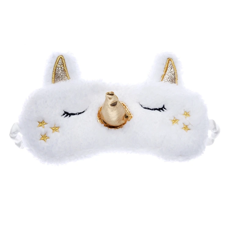 QIFU Unicorn Party Favors Unicornio Sleeping Eye Cover Blindfold Eye Mask Unicorn Decor Bedroom Unicorn Birthday Party Supplies