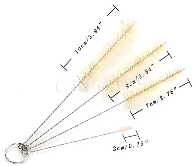 Высокое качество 4 шт. применение бутылки щетки для чистки чайник носик чайника