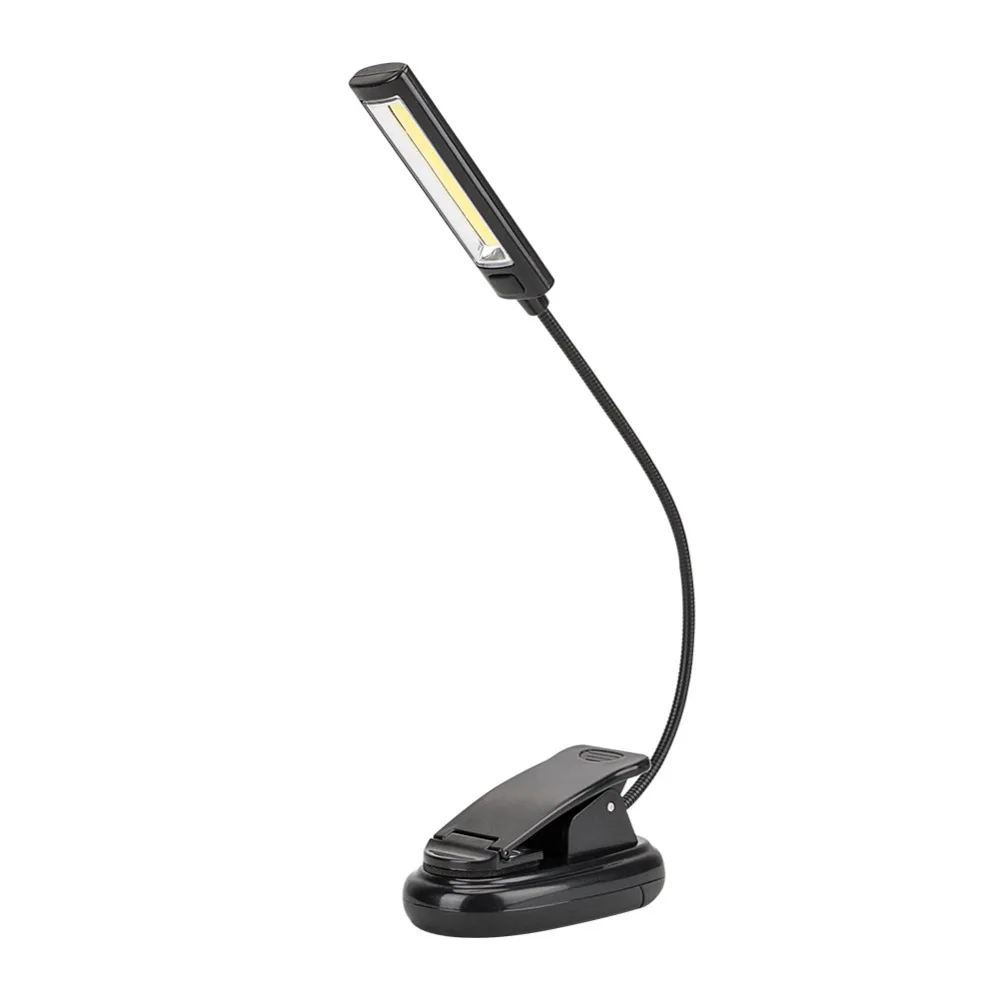 PANYUE мини COB LED Clip On Регулируемая лампа для чтения книг супер яркая Kindle Touch USB