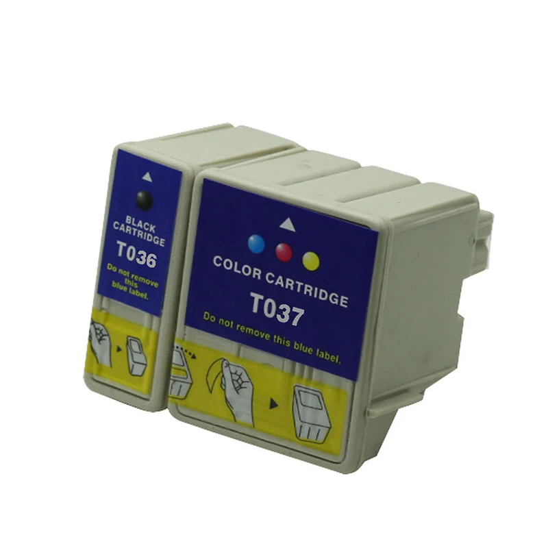 2 шт. совместимый картридж T036 T037 для принтера epson C42UX/C44UX/C46 | Компьютеры и офис