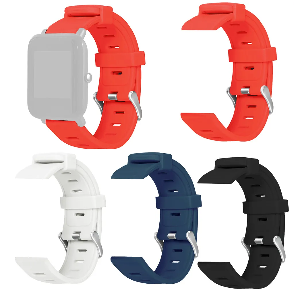 Модные силиконовые часы ремешок для Huami Amazfit Bip Youth Lite спортивные Сменные
