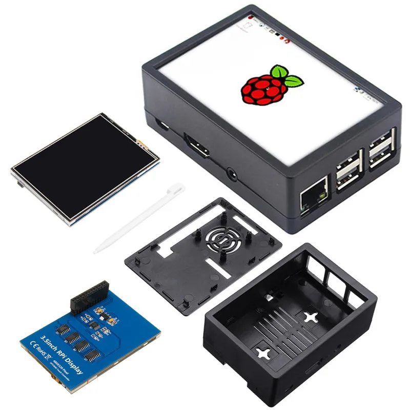 3 5 дюймовый TFT LCD сенсорный экран + защитный чехол поддержка вентилятора