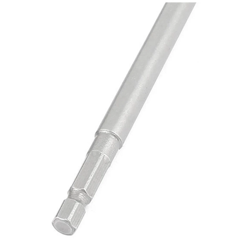 HHTL-150mmx8mm Metal Screwdriver Drill Hex Nut Driver Socket Bit 2PCS Gray | Инструменты