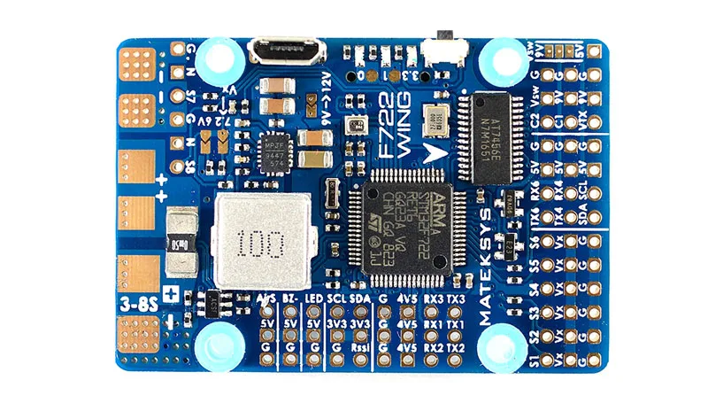 Контроллер полета STM32F722RET6 INAV 3-8S летный/BetaFlight OSD черный ящик датчик скорости
