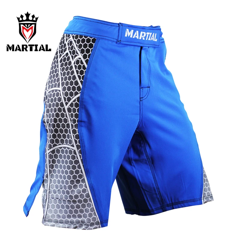 Боевые шорты для фитнеса и MMA боксерские трусы кроссфита Четырехсторонние