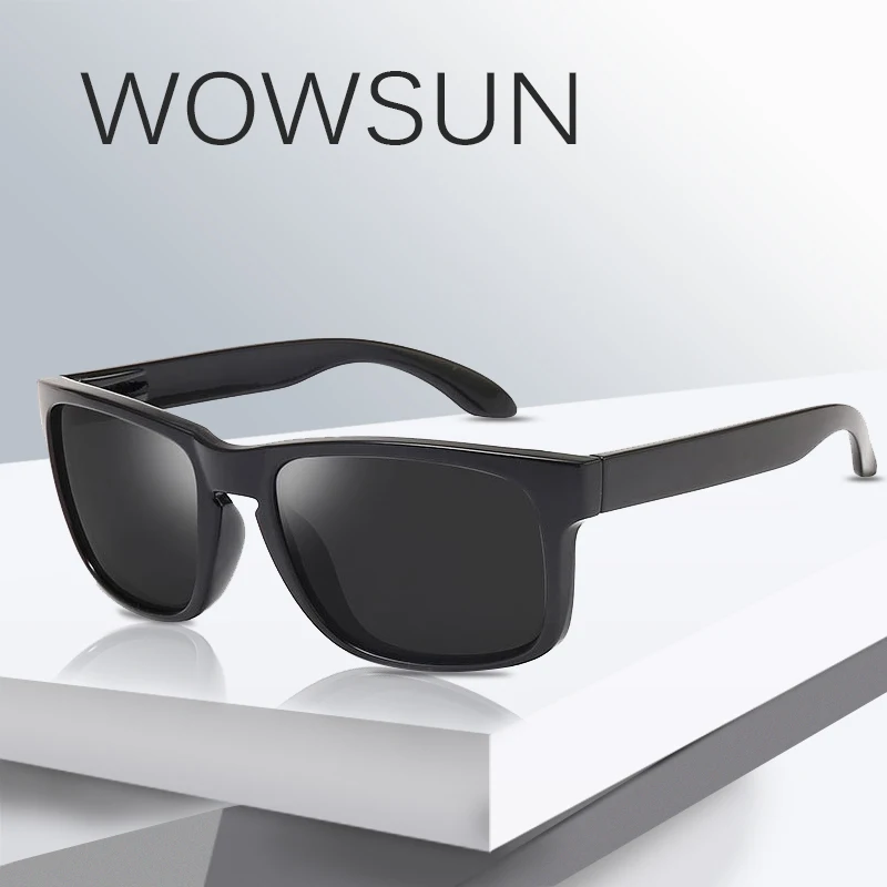 WOWSUN мужские поляризованные солнцезащитные очки модные популярные брендовые для
