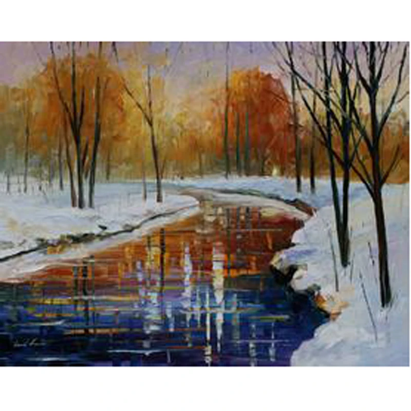 

Large Hand Painted Canvas Modern Abstract Oil Paintings Cheap Wall Art Landscape tree Pictures For Living Room Bedroom